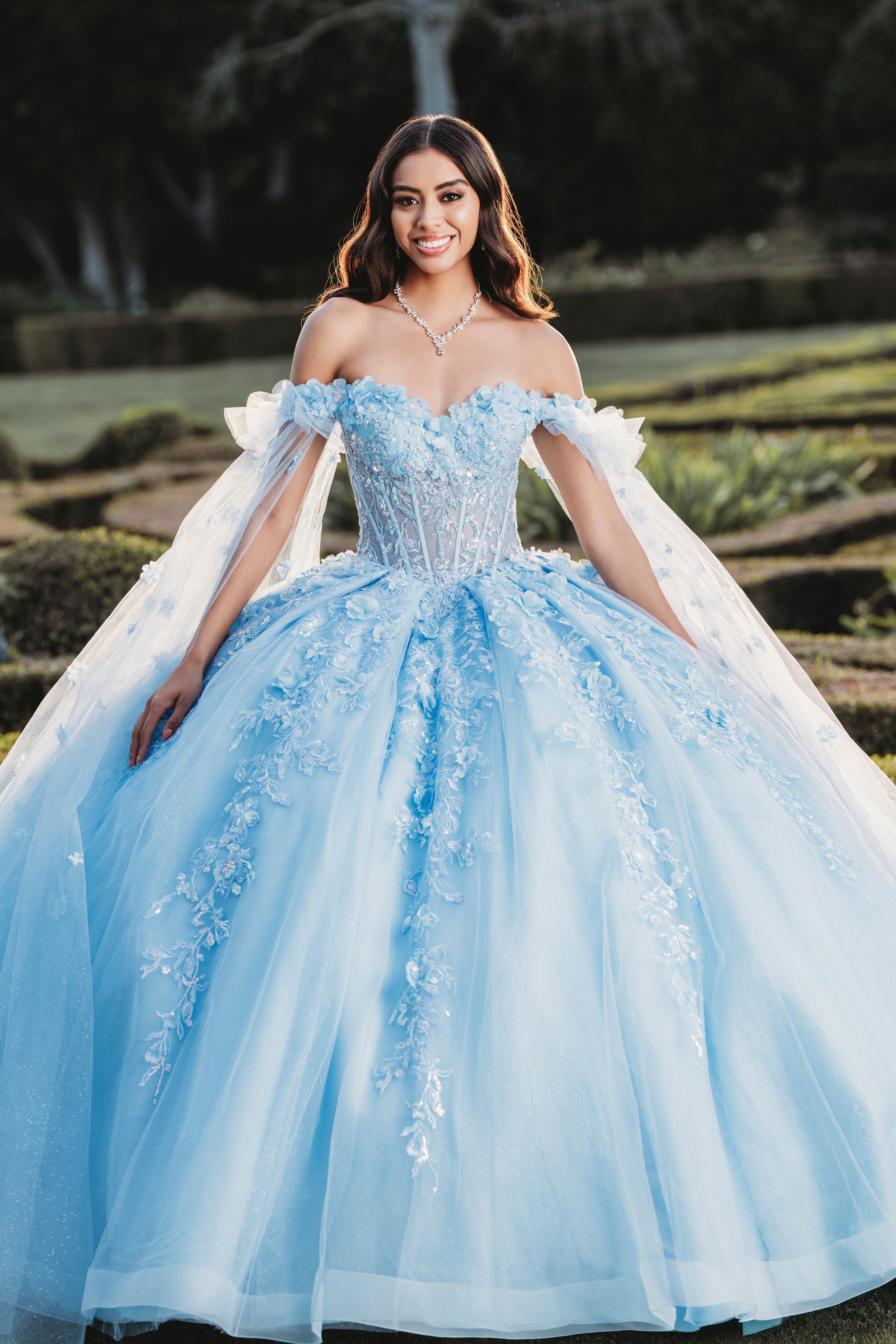 Long-Sleeve Quinceaera Dress | Corset Quinceaera Dress Long-Sleeve Quinceaera Dress | Corset Quinceaera Dress