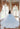 Blue Quinceañera Dress with bow