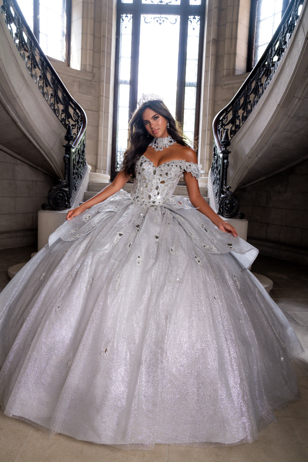 Silver Quinceaera Dresses | Silver Quince Dresses | AmaBella Silver Quinceaera Dresses | Silver Quince Dresses | AmaBella