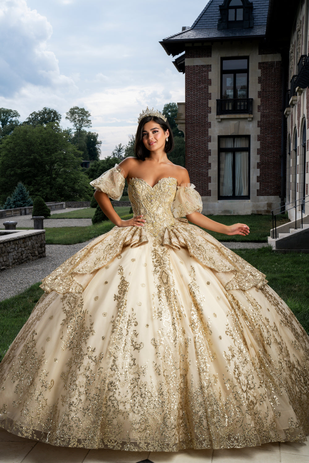 Gold Quinceaera Dresses | Gold Quince Dresses | AmaBella Gold Quinceaera Dresses | Gold Quince Dresses | AmaBella